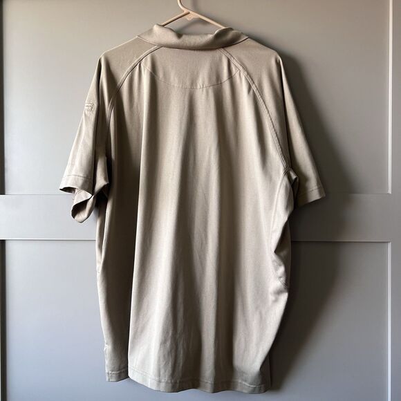5.11 Tactical Series Men Performance Short Sleeve Polo Tan 2XL Outdoor Work - Picture 2 of 7